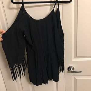 F21 Cold Shoulder Romper